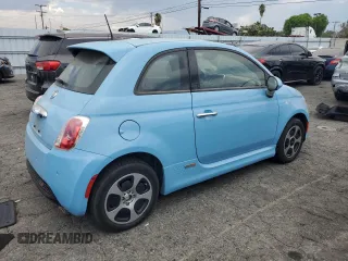 2017 FIAT 500e with VIN 3C3CFFGE9HT561445, listed as a Copart auction lot 65465705 with 59,314 mi miles and Clean title. Bid and sale history available at DreamBid. Image 3.