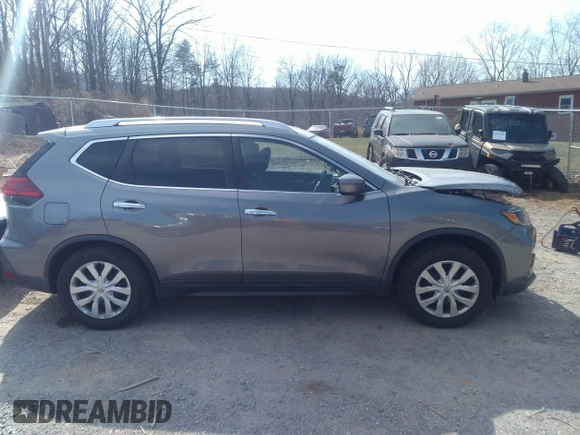 2017 Nissan Rogue SV with VIN KNMAT2MV9HP569896, listed as a IAAI auction lot 41734484 with 232,629 mi miles. Bid and sale history available at carsss.com. Image 13.