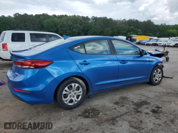 2017 Hyundai Elantra SE z VIN 5NPD74LF4HH184586, wystawiony jako Copart lot #56486295 z przebiegiem 105 485 mil mil oraz Szkoda całkowita • Salvage title. Historia ofert i sprzedaży dostępna na DreamBid. Obrazek 3.