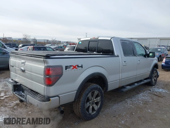 2011 Ford F-150 XLT with VIN 1FTFW1ET9BFB82704, listed as a IAAI auction lot 41238052 with 175,590 mi miles. Bid and sale history available at carsss.com. Image 4.