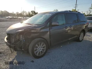 2011 Toyota Sienna LE with VIN 5TDJK3DC8BS005712, listed as a Copart auction lot 50637855 with 89,704 mi miles and Salvage Title. Bid and sale history available at carsss.com. Image 1.