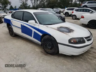 2005 Chevrolet Impala Police Pkg Police Pkg 9C1 with VIN 2G1WF55K659313642, listed as a Copart auction lot 46034475 with 0 mi miles and Salvage Title. Bid and sale history available at carsss.com. Image 4.