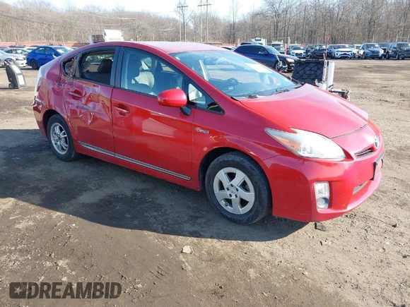 2010 Toyota Prius II with VIN JTDKN3DU2A1304483, listed as a IAAI auction lot 41650525 with 139,287 mi miles. Bid and sale history available at carsss.com. Image 1.