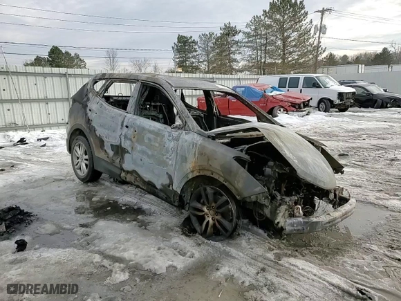 2013 Hyundai Santa Fe 2.0T Sport with VIN 5XYZUDLA6DG006862, listed as a Copart auction lot 46510245 with 0 mi miles and Non Repairable. Bid and sale history available at carsss.com. Image 13.