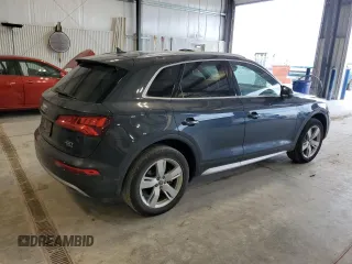 2018 Audi Q5 Premium Plus with VIN WA1BNAFYXJ2207489, listed as a Copart auction lot 62893875 with 127,122 mi miles and Salvage title. Bid and sale history available at DreamBid. Image 3.
