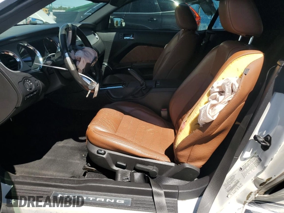 2011 Ford Mustang V6 with VIN 1ZVBP8EM6B5124484, listed as a Copart auction lot 49663055 with 132,898 mi miles and Salvage title. Bid and sale history available at DreamBid. Image 7.