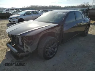 2021 Acura TLX w/A-Spec Package with VIN 19UUB6F51MA005615, listed as a Copart auction lot 43466925 with 54,063 mi miles and Salvage Title. Bid and sale history available at carsss.com. Image 1.