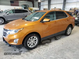 2018 Chevrolet Equinox LT with VIN 2GNAXJEVXJ6115201, listed as a Copart auction lot 59414185 with 63,289 mi miles and Salvage title. Bid and sale history available at DreamBid. Image 1.