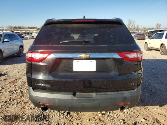 2018 Chevrolet Traverse LT Cloth with VIN 1GNERGKW5JJ232747, listed as a Copart auction lot 89319185 with 123,644 mi miles and Salvage title. Bid and sale history available at DreamBid. Image 6.