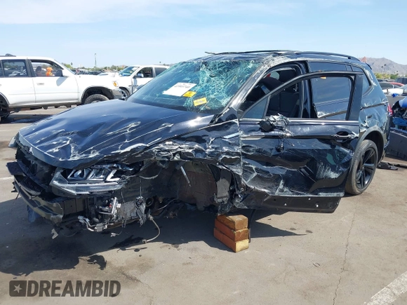2023 Volkswagen Tiguan SE R-Line Black с VIN 3VVCB7AX9PM014564, выставлен на аукционе IAAI как лот 41993740 с пробегом Не указан миль и . История ставок и продаж доступна на DreamBid. Изображение 6.