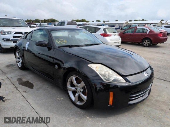 2007 Nissan 350Z with VIN JN1BZ34D57M506314, listed as a Copart auction lot 74861264 with 91,663 mi miles and Non Repairable. Bid and sale history available at DreamBid. Image 4.