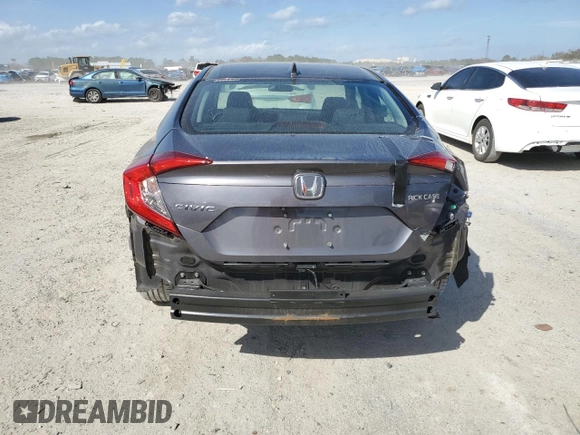2018 Honda Civic EX with VIN 2HGFC2F79JH604565, listed as a Copart auction lot 47015045 with 99,029 mi miles and Salvage Title. Bid and sale history available at DreamBid. Image 6.