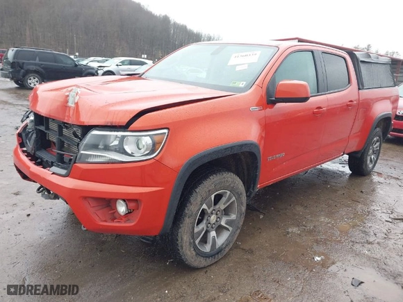 2016 Chevrolet Colorado 4WD Z71 with VIN 1GCPTDE15G1268559, listed as a IAAI auction lot 41560339 with 123,164 mi miles. Bid and sale history available at carsss.com. Image 2.