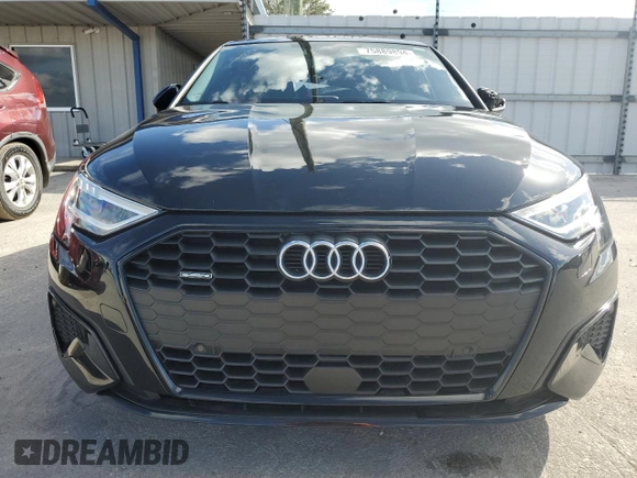 2023 Audi A3 Premium with VIN WAUGUDGY8PA146637, listed as a Copart auction lot 75889894 with 10,827 mi miles and Non Repairable. Bid and sale history available at carsss.com. Image 5.