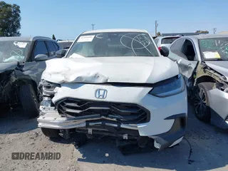 2024 Honda HR-V Sport with VIN 3CZRZ1H55RM721244, listed as a IAAI auction lot 42304006 with 16,901 mi miles and . Bid and sale history available at DreamBid. Image 13.