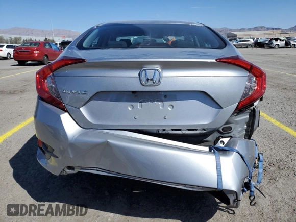 2019 Honda Civic LX with VIN 2HGFC2F66KH548402, listed as a Copart auction lot 51483625 with 70,762 mi miles and Salvage Title. Bid and sale history available at DreamBid. Image 6.