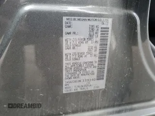 2021 Nissan Murano SV with VIN 5N1AZ2BS1MC139140, listed as a Copart auction lot 55604615 with 84,543 mi miles and Salvage title. Bid and sale history available at DreamBid. Image 14.
