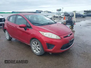 2011 Ford Fiesta SE with VIN 3FADP4EJ7BM111737, listed as a IAAI auction lot 41898939 with 198,163 mi miles. Bid and sale history available at carsss.com. Image 1.