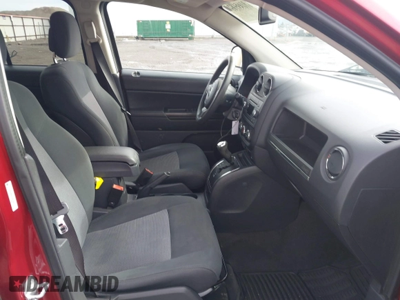 2013 Jeep Compass Sport with VIN 1C4NJDBB2DD207609, listed as a IAAI auction lot 41653746 with 121,697 mi miles. Bid and sale history available at carsss.com. Image 5.