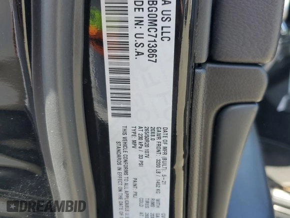 2021 Jeep Grand Cherokee Limited X with VIN 1C4RJEBG0MC713867, listed as a Copart auction lot 57474285 with 50,121 mi miles and Salvage title. Bid and sale history available at DreamBid. Image 14.