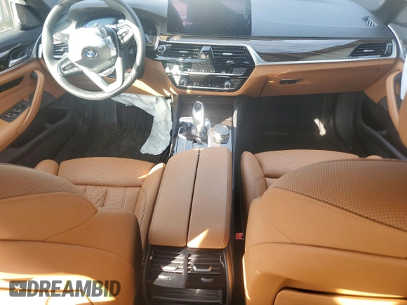 2023 BMW 5 Series 530i xDrive with VIN WBA13BJ09PCN17440, listed as a Copart auction lot 74510724 with Not provided miles and Salvage title. Bid and sale history available at DreamBid. Image 8.