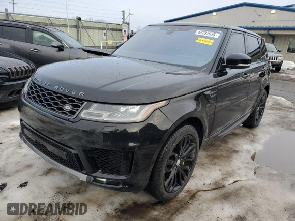 2021 Land Rover Range Rover Sport HSE Silver Edition with VIN SALWR2SU2MA752867, listed as a Copart auction lot 48233955 with 21,411 mi miles and Salvage title. Bid and sale history available at DreamBid. Image 1.