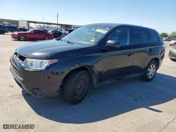 2014 Mitsubishi Outlander ES with VIN JA4AD2A31EZ004987, listed as a Copart auction lot 54104165 with 125,532 mi miles and Clean Title. Bid and sale history available at carsss.com. Image 1.