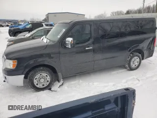 2017 Nissan NV SL z VIN 5BZAF0AA5HN850831, wystawiony jako Copart lot #45338905 z przebiegiem 123 324 mil mil oraz Szkoda całkowita • Salvage title. Historia ofert i sprzedaży dostępna na DreamBid. Obrazek 1.