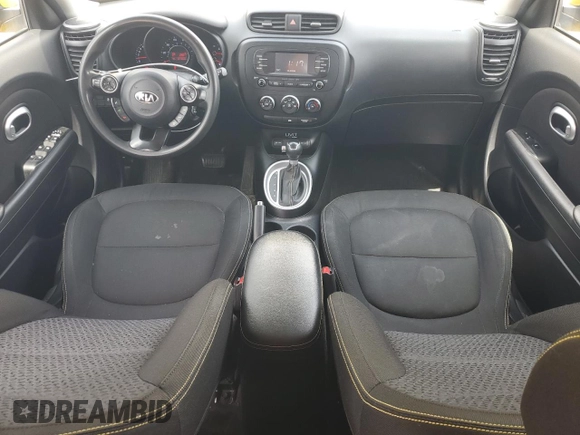 2015 Kia Soul + with VIN KNDJP3A57F7197132, listed as a Copart auction lot 55134205 with 137,968 mi miles and Salvage Title. Bid and sale history available at DreamBid. Image 8.