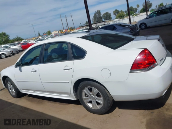 2012 Chevrolet Impala LS Fleet with VIN 2G1WF5E30C1328383, listed as a IAAI auction lot 42349292 with 115,746 mi miles and . Bid and sale history available at DreamBid. Image 14.