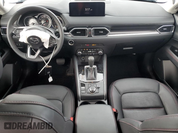 2024 Mazda CX-5 S Carbon Edition z VIN JM3KFBCM4R0392759, wystawiony jako Copart lot #45571245 z przebiegiem 7594 mil mil oraz Szkody całkowita. Historia ofert i sprzedaży dostępna na DreamBid. Obrazek 8.