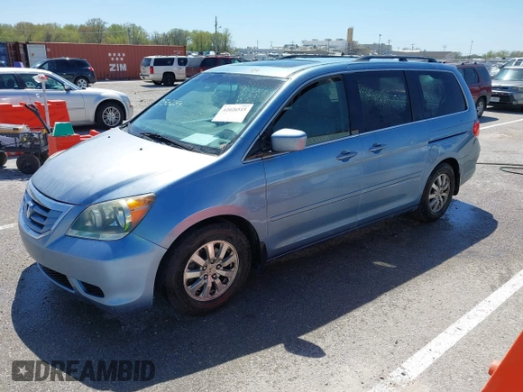 2010 Honda Odyssey EX-L with VIN 5FNRL3H75AB035654, listed as a IAAI auction lot 42026515 with 269,386 mi miles. Bid and sale history available at carsss.com. Image 2.