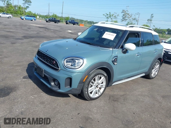 2022 MINI Countryman Cooper S with VIN WMZ53BR02N3N67991, listed as a IAAI auction lot 42181491 with 54,701 mi miles and . Bid and sale history available at DreamBid. Image 17.