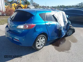 2012 Mazda Mazda3 i Touring with VIN JM1BL1L70C1674419, listed as a IAAI auction lot 40902429 with Not Provided miles. Bid and sale history available at carsss.com. Image 4.