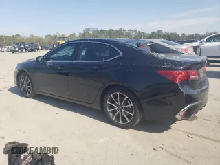 2020 Acura TLX with VIN 19UUB2F34LA000303, listed as a Copart auction lot 43458455 with 48,994 mi miles and Salvage Title. Bid and sale history available at carsss.com. Image 2.