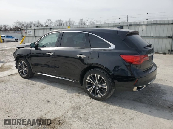2020 Acura MDX w/Technology Pkg with VIN 5J8YD4H5XLL033025, listed as a Copart auction lot 47289295 with 72,574 mi miles and Salvage Title. Bid and sale history available at carsss.com. Image 2.