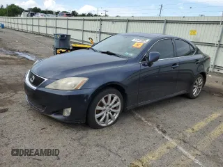 2006 Lexus IS 250 with VIN JTHCK262X62005682, listed as a Copart auction lot 61405595 with Not provided miles and Salvage title. Bid and sale history available at DreamBid. Image 1.