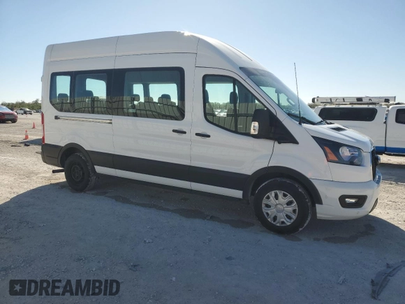 2023 Ford Transit Passenger XL with VIN 1FBAX2X88PKA80268, listed as a Copart auction lot 48070675 with 73,033 mi miles and Clean Title. Bid and sale history available at DreamBid. Image 4.