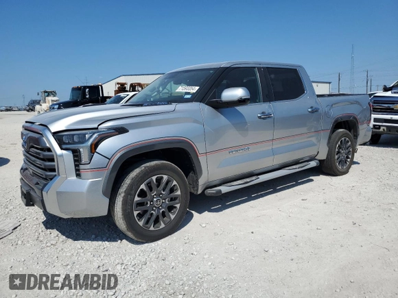 2023 Toyota Tundra Limited Hybrid with VIN 5TFJC5DB1PX028931, listed as a Copart auction lot 71593354 with 21,887 mi miles and Salvage title. Bid and sale history available at DreamBid. Image 1.