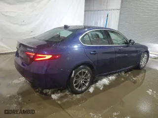 2020 Alfa Romeo Giulia with VIN ZARFANAN7L7633935, listed as a Copart auction lot 45110715 with 69,153 mi miles and Salvage Title. Bid and sale history available at carsss.com. Image 3.