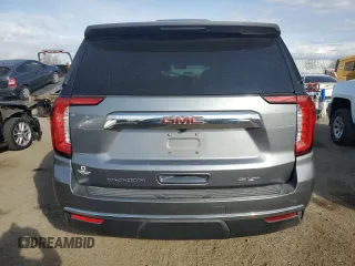 2021 GMC Yukon XL SLT with VIN 1GKS2GKD7MR453176, listed as a Copart auction lot 89331305 with 46,238 mi miles and Salvage Title. Bid and sale history available at carsss.com. Image 6.