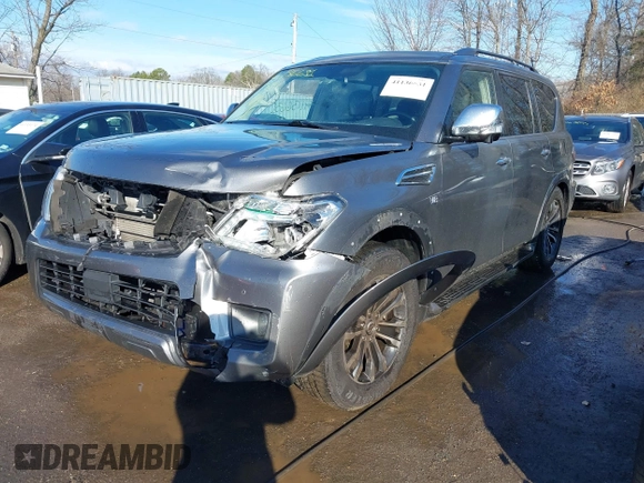 2020 Nissan Armada SL with VIN JN8AY2NC6LX516391, listed as a IAAI auction lot 41136631 with 126,722 mi miles. Bid and sale history available at carsss.com. Image 17.