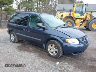 2007 Dodge Caravan SXT with VIN 1D4GP45R67B161432, listed as a IAAI auction lot 41814017 with 126,696 mi miles. Bid and sale history available at carsss.com. Image 1.