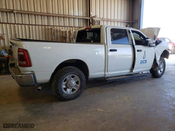 2023 Ram 2500 Tradesman with VIN 3C6UR5CJ7PG606482, listed as a Copart auction lot 76963374 with 0 mi miles and Salvage Title. Bid and sale history available at carsss.com. Image 3.