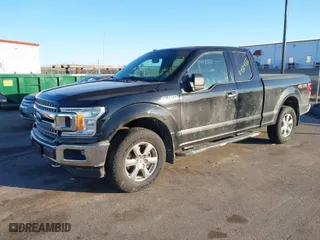 2018 Ford F-150 XL with VIN 1FTFX1E57JKC53726, listed as a IAAI auction lot 41486433 with 119,949 mi miles. Bid and sale history available at carsss.com. Image 2.