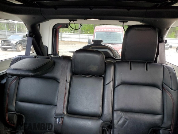 2018 Jeep Wrangler Unlimited Rubicon with VIN 1C4HJXFG2JW244664, listed as a Copart auction lot 52987455 with 40,463 mi miles and Salvage title. Bid and sale history available at DreamBid. Image 10.