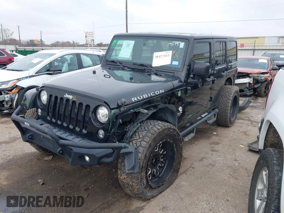 2017 Jeep Wrangler Unlimited Rubicon Recon z VIN 1C4HJWFG9HL592824, wystawiony jako IAAI lot #41427433 z przebiegiem 70 105 mil mil oraz . Historia ofert i sprzedaży dostępna na DreamBid. Obrazek 6.