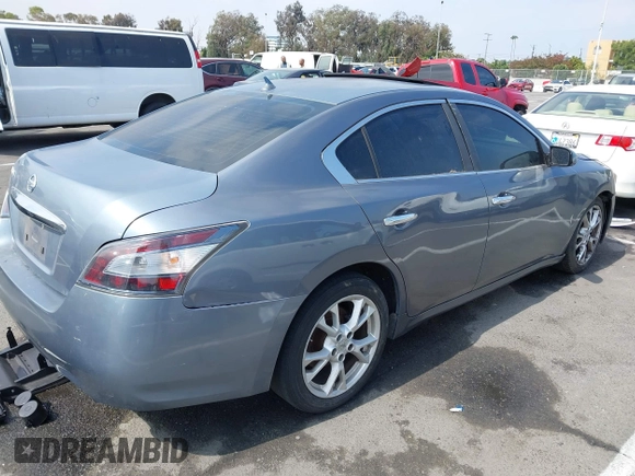 2012 Nissan Maxima S with VIN 1N4AA5AP7CC809224, listed as a IAAI auction lot 42602623 with 125,822 mi miles and . Bid and sale history available at DreamBid. Image 4.