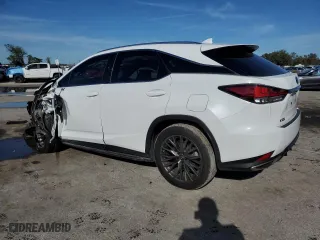 2022 Lexus RX with VIN 2T2YZMDAXNC345855, listed as a Copart auction lot 87125084 with 28,285 mi miles and Salvage Title. Bid and sale history available at carsss.com. Image 2.