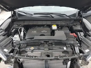 2024 Infiniti QX60 Luxe with VIN 5N1DL1FS9RC355103, listed as a Copart auction lot 45352875 with 9,460 mi miles and Salvage title. Bid and sale history available at DreamBid. Image 12.